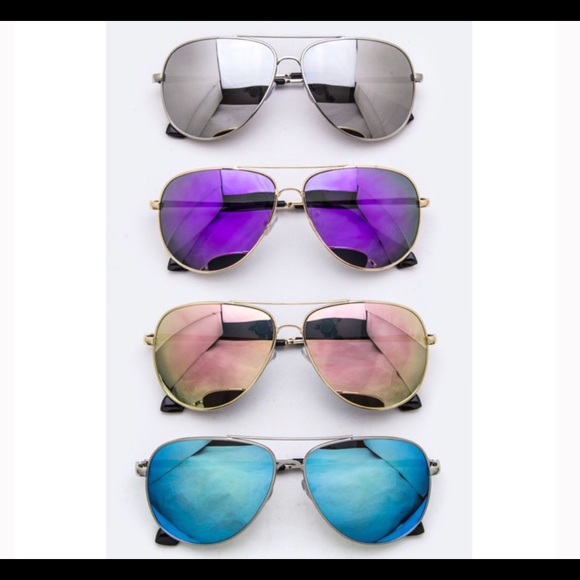 💙2/$20 🎉HP🎉Mirrored Aviator Sunglasses - Picture 2 of 2